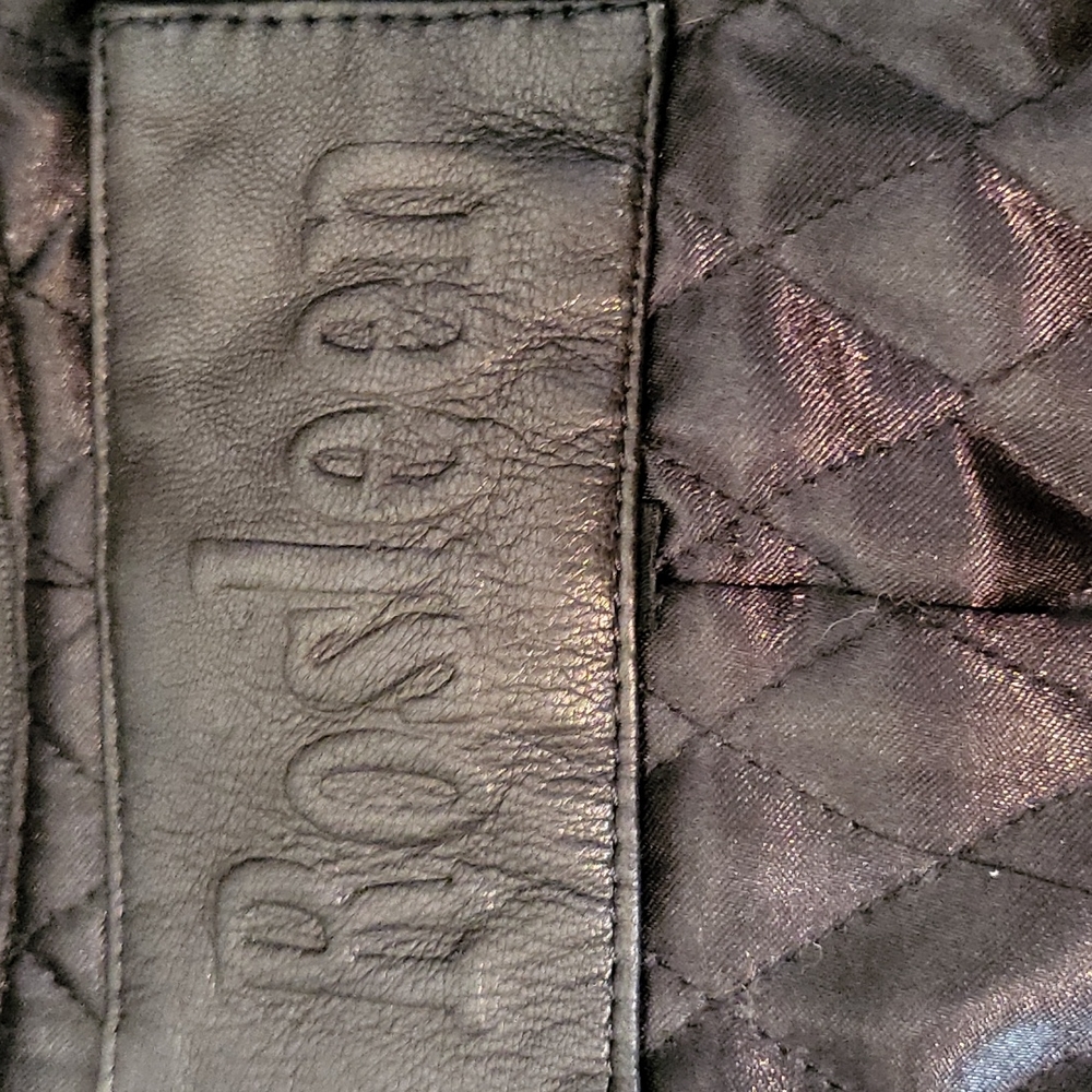 ROSLEEN Mid Length Soft Leather Jacket Belted Buttons - Picture 10 of 15